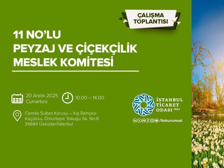 İTO’dan az su tüketen peyzaj